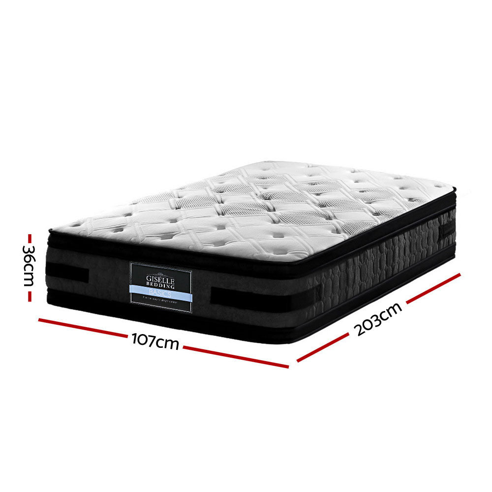 Luna Euro Top Cool Gel Pocket Spring Mattress 36cm