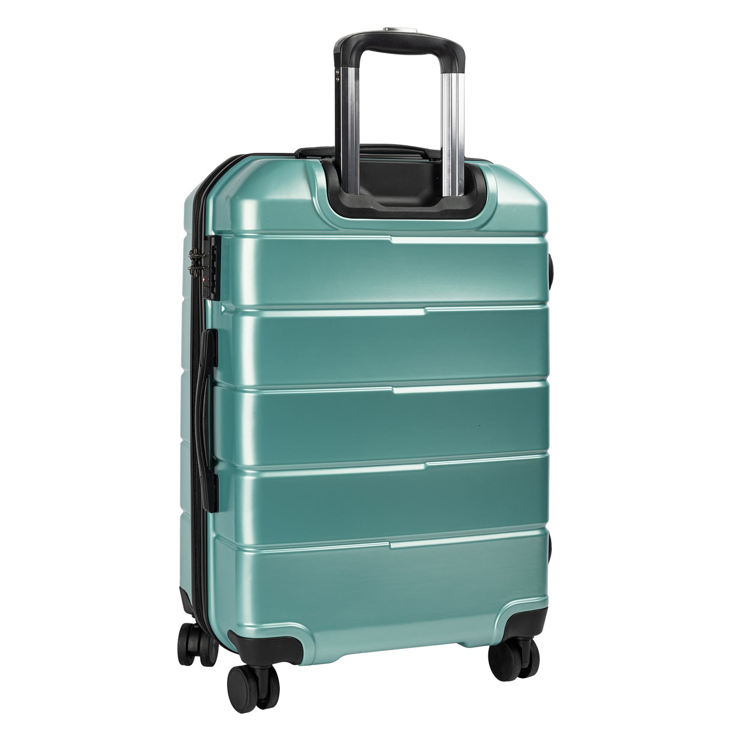 TravelElite 3PC Artemis Luggage Set Hard Shell ABS+PC - Electric Teal