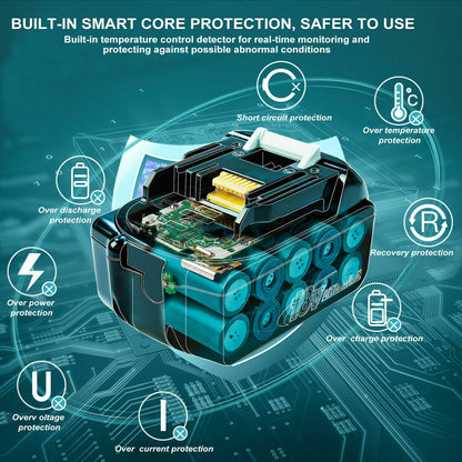 6.0Ah Makita Suitable 18v Battery Li-Ion Cordless Multi Tool BL1860 LXT BL1850 BL1830