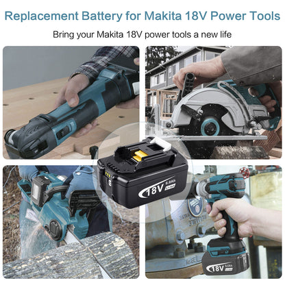 6.0Ah Makita Suitable 18v Battery Li-Ion Cordless Multi Tool BL1860 LXT BL1850 BL1830