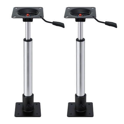 Seamanship Boat Seat Pedestal 55–75cm Adjustable Gas Lift 360 Degrees Swivel 2 Pack