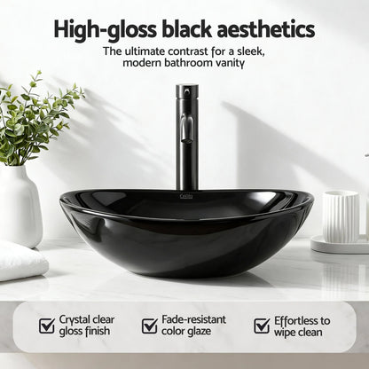 Cefito Bathroom Basin Ceramic Vanity Sink Hand Wash Bowl 41x34cm