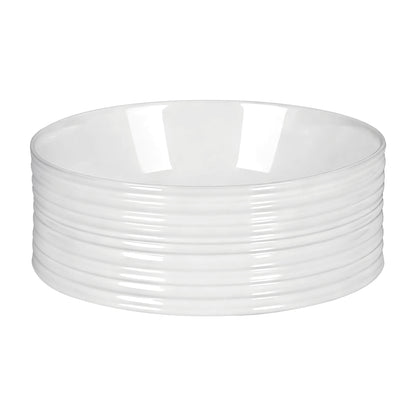 Cefito Bathroom Basin Vanity Sink Vessel Ceramic White Round Countertop 36cm