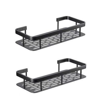 2pcs Wall Mount Corner Shelf for Bathroom Compatible with Braun Shower Storage Bracket Toilet Makeup Organization