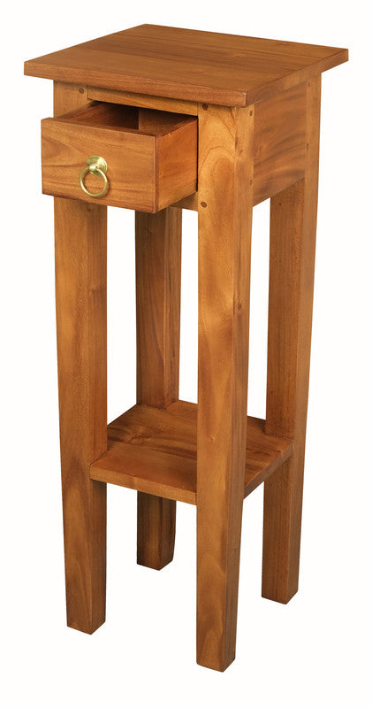 Tasmania Straight Leg Plant Stand (Light Pecan)