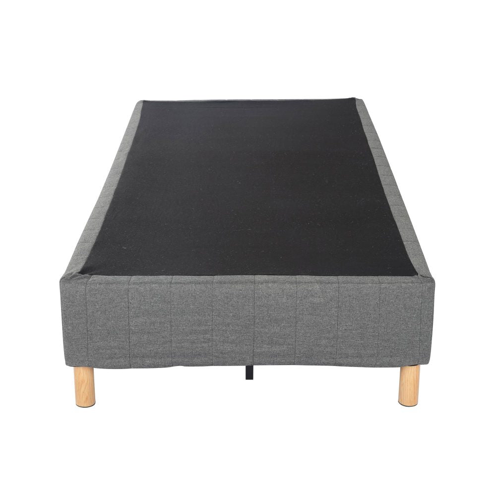 Metal Bedframe Mattress Foundation (Dark Grey) – Double