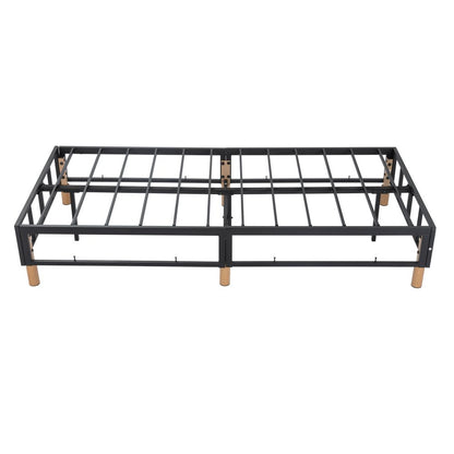 Metal Bedframe Mattress Foundation (Dark Grey) – Single