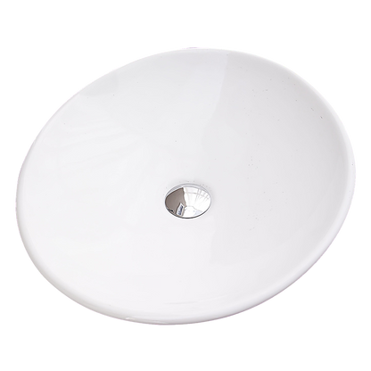 Bathroom Ceramic Oval Above Countertop Basin for Vanity