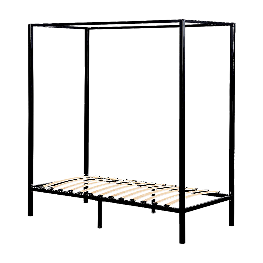 4 Four Poster Single Bed Frame