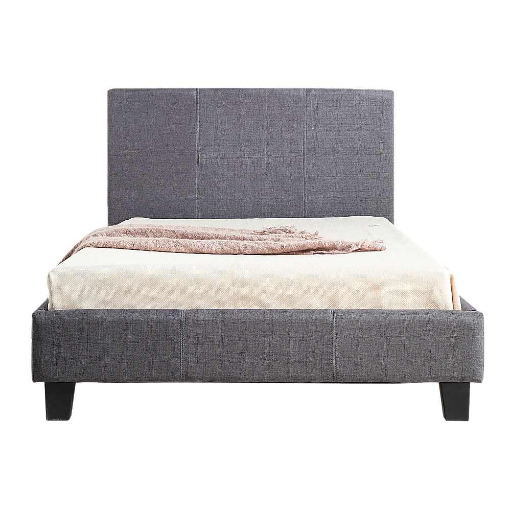 "Australia King Single Grey Bed Frame – Comfortable Linen Fabric with Modern Appeal"