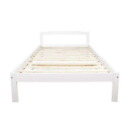 Natural Wooden Bed Frame Home Furniture