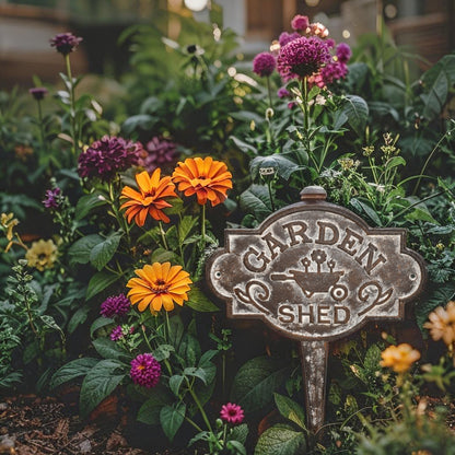 Garden Shed Cast Iron Stake 29cm