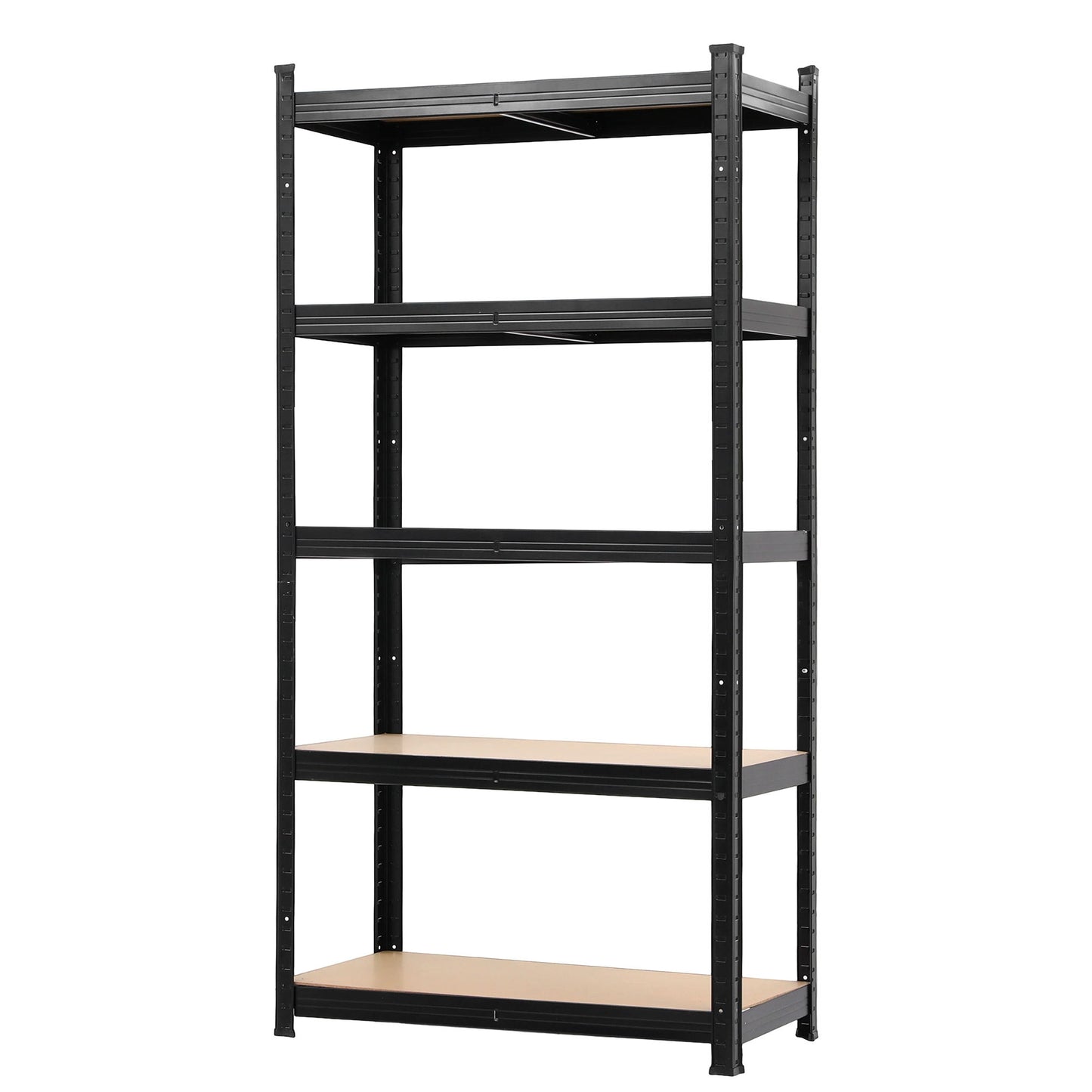 Giantz Garage Shelving 1.6X0.8m Warehouse Shelves Storage Rack Pallet Racking Black