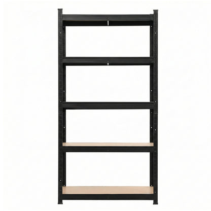 Giantz Garage Shelving 1.6X0.8m Warehouse Shelves Storage Rack Pallet Racking Black