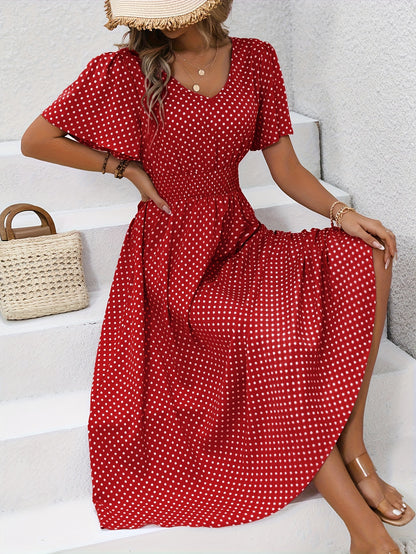 Evie™ Spring Shirred Waist Dress