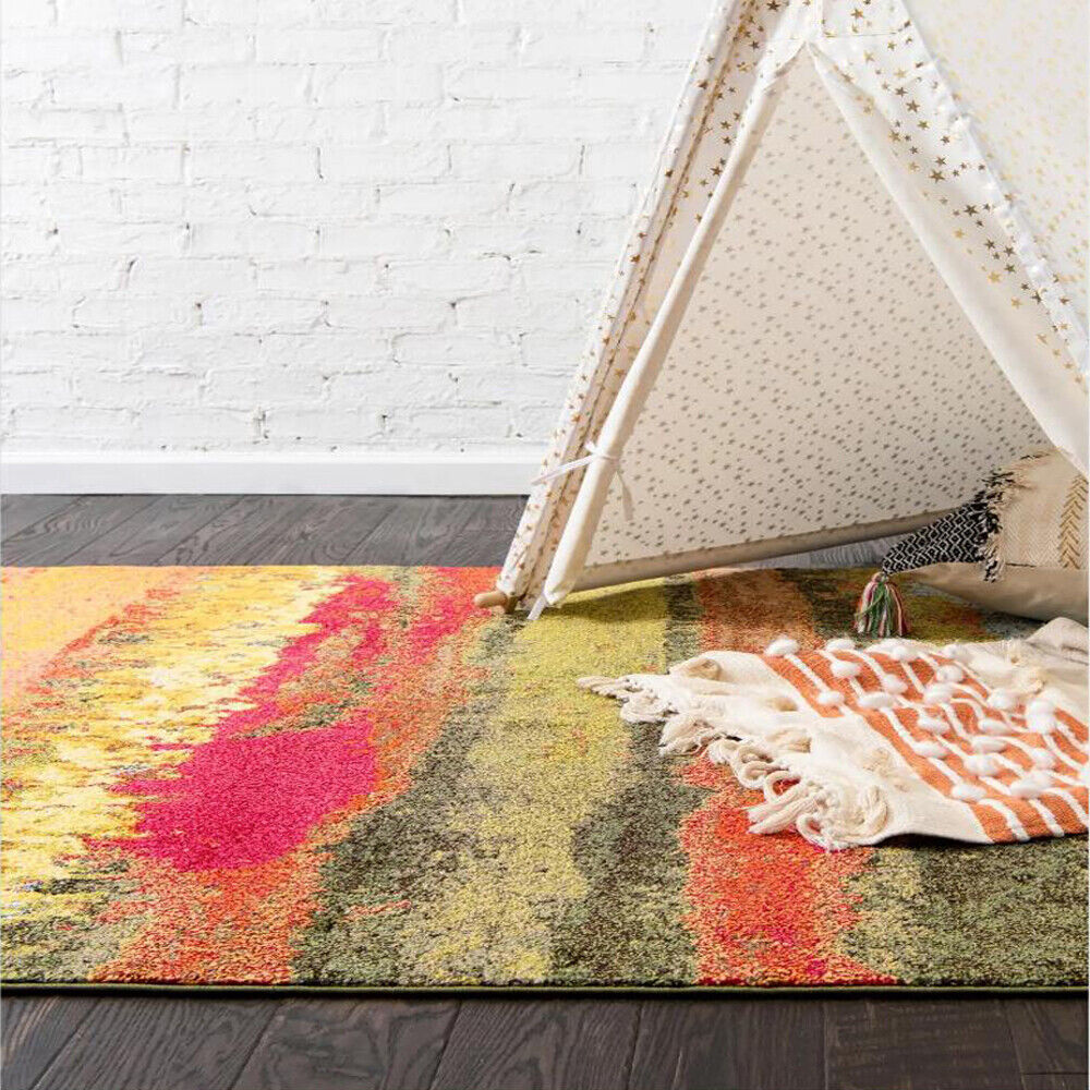 Floral Canvas Outdoor Rugs, Side 2