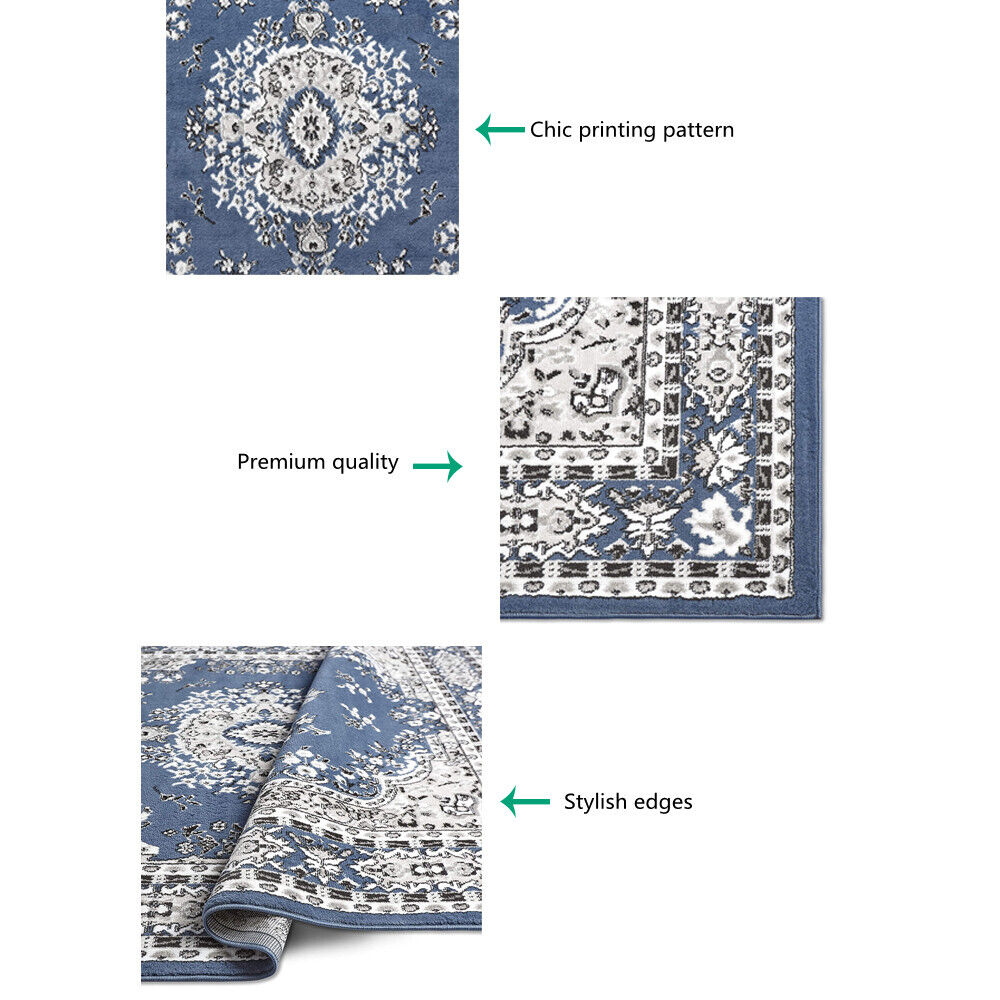 Blue Turkish Outdoor Rugs, Design