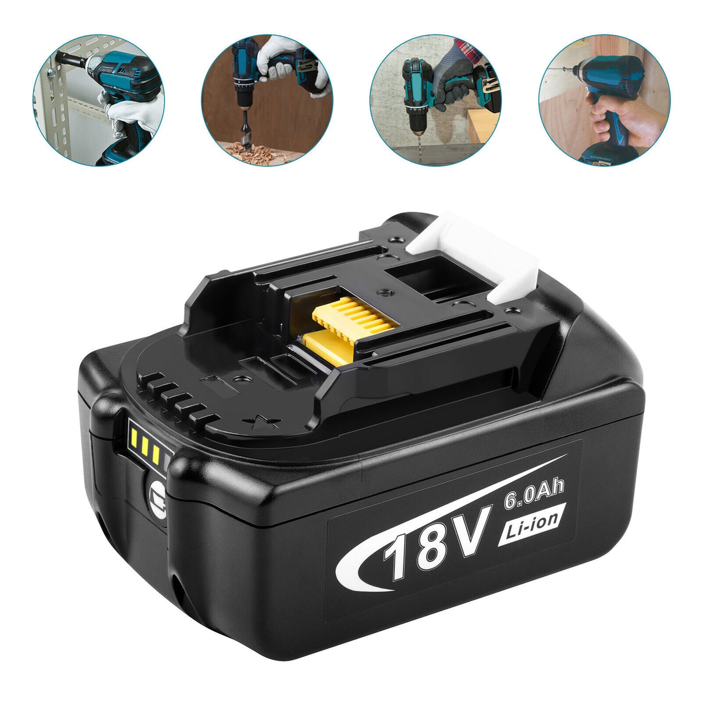 6.0Ah Makita Suitable 18v Battery Li-Ion Cordless Multi Tool BL1860 LXT BL1850 BL1830