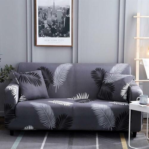 Black Feather Sofa Couch Cover, Front