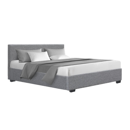 Valencia Bed Frame Queen Size Gas Lift Base - Grey