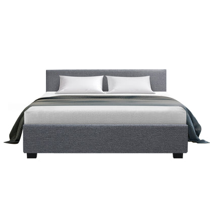 Valencia Bed Frame Queen Size Gas Lift Base - Grey