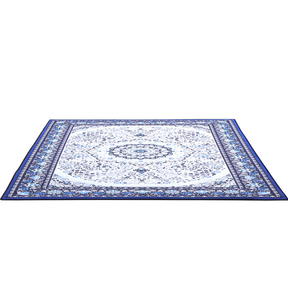 RugEnvy Floor Rugs Rug 200 x 290 Area Large Modern Carpet Soft Blue Living Room