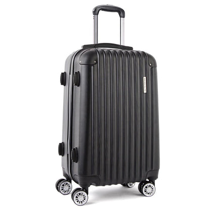 WanderWave 28" Luggage Trolley Travel Suitcase Set Hard Case Shell Lightweight