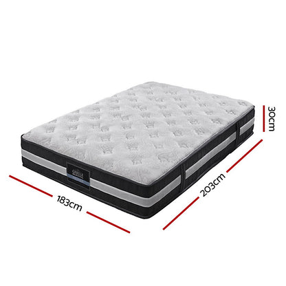 Supreme Bedding 30cm Mattress Pocket Spring King