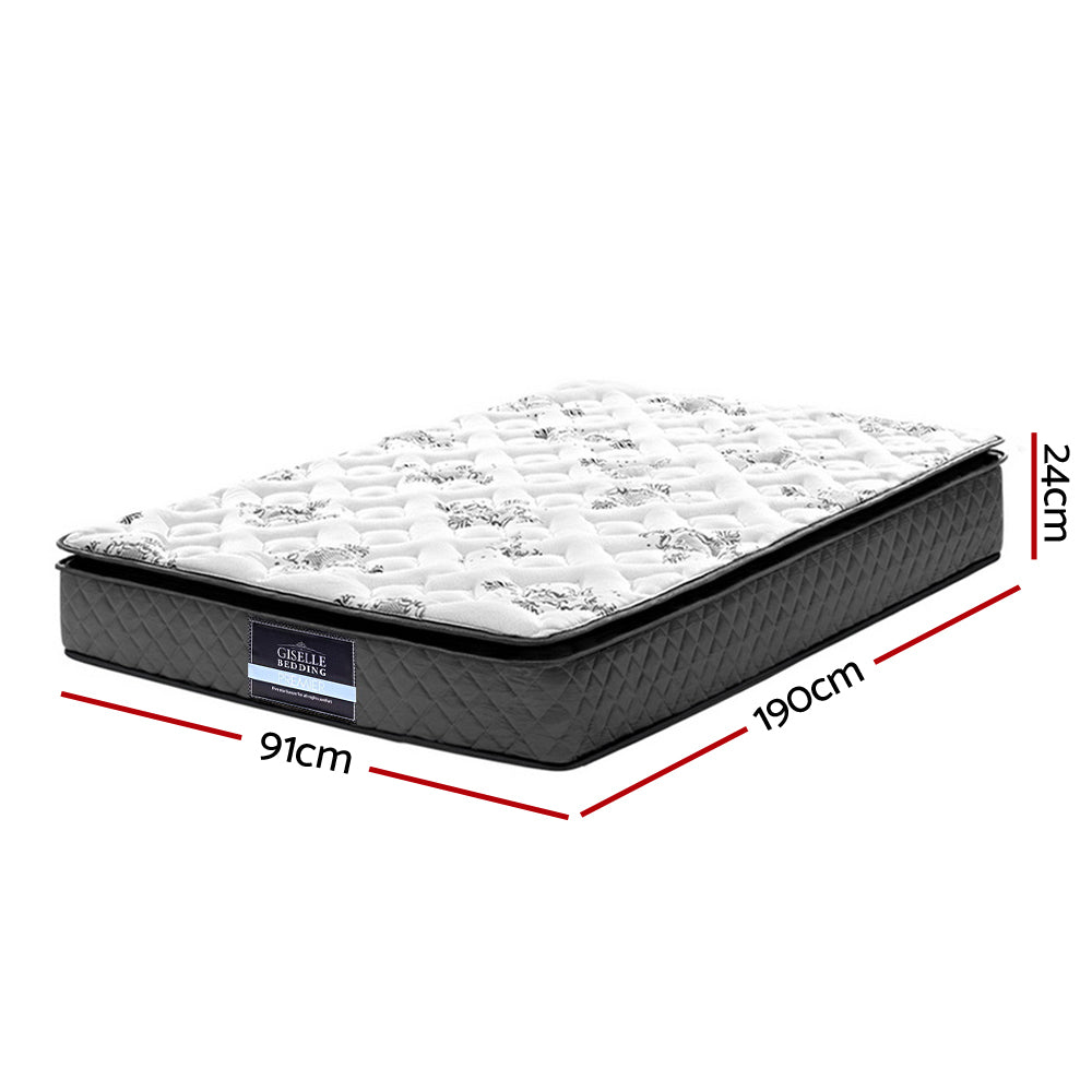 Rocco Bonnell Spring Mattress 24cm Thick Single