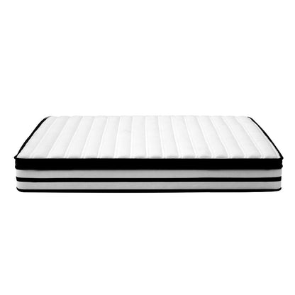 Sabor KING Mattress Size Bed Euro Top 5 Zone Pocket Spring Plush Foam 27CM