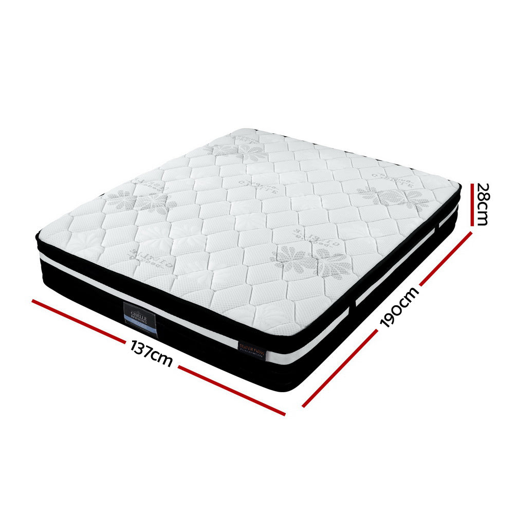 Supreme Bedding 28cm Mattress Super Firm Double