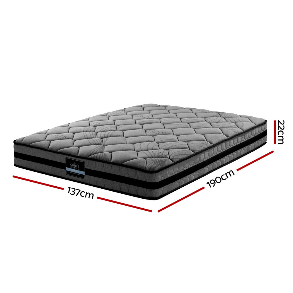 Nova Bedding 22cm Mattress Medium Firm Double