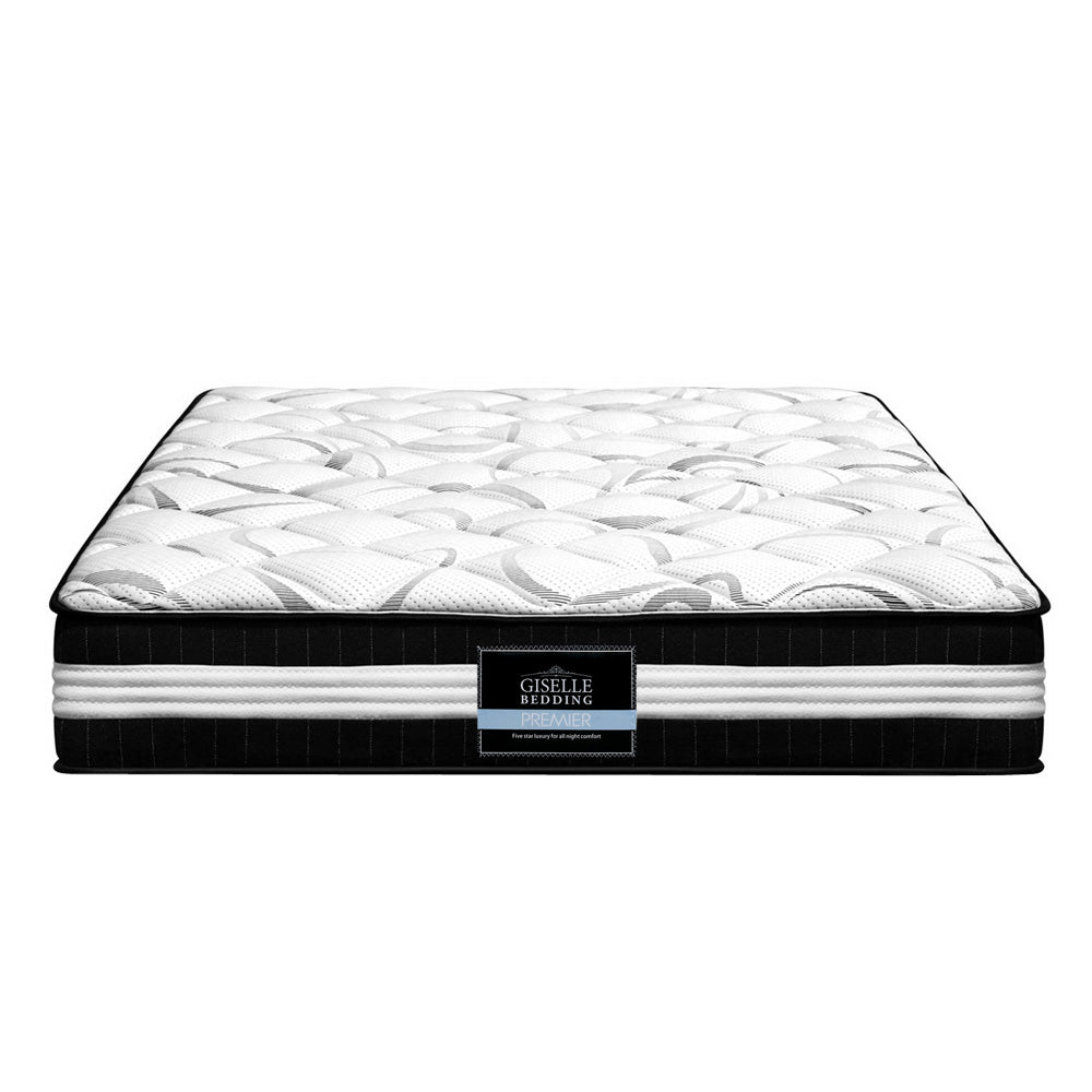 Spring 30cm Mykonos Euro Top Pocket Spring Mattress 30cm Thick King – Goods Australia