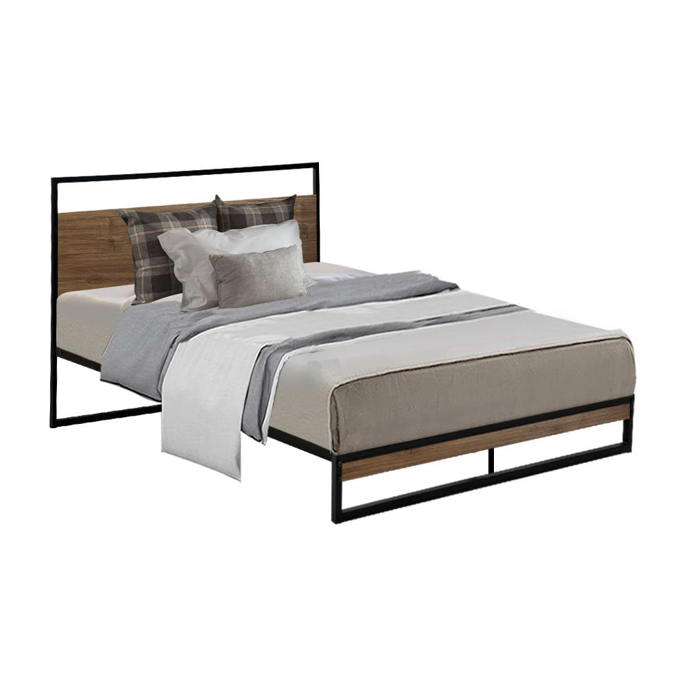  Metal Bed Frame King Single Size Mattress australia