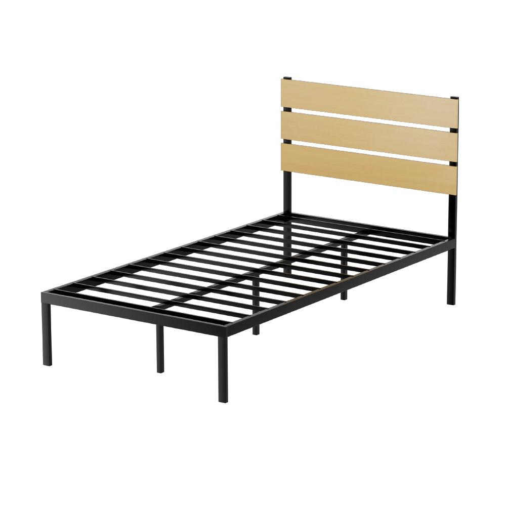 online Bed Frame Metal Bed Base King Single Size