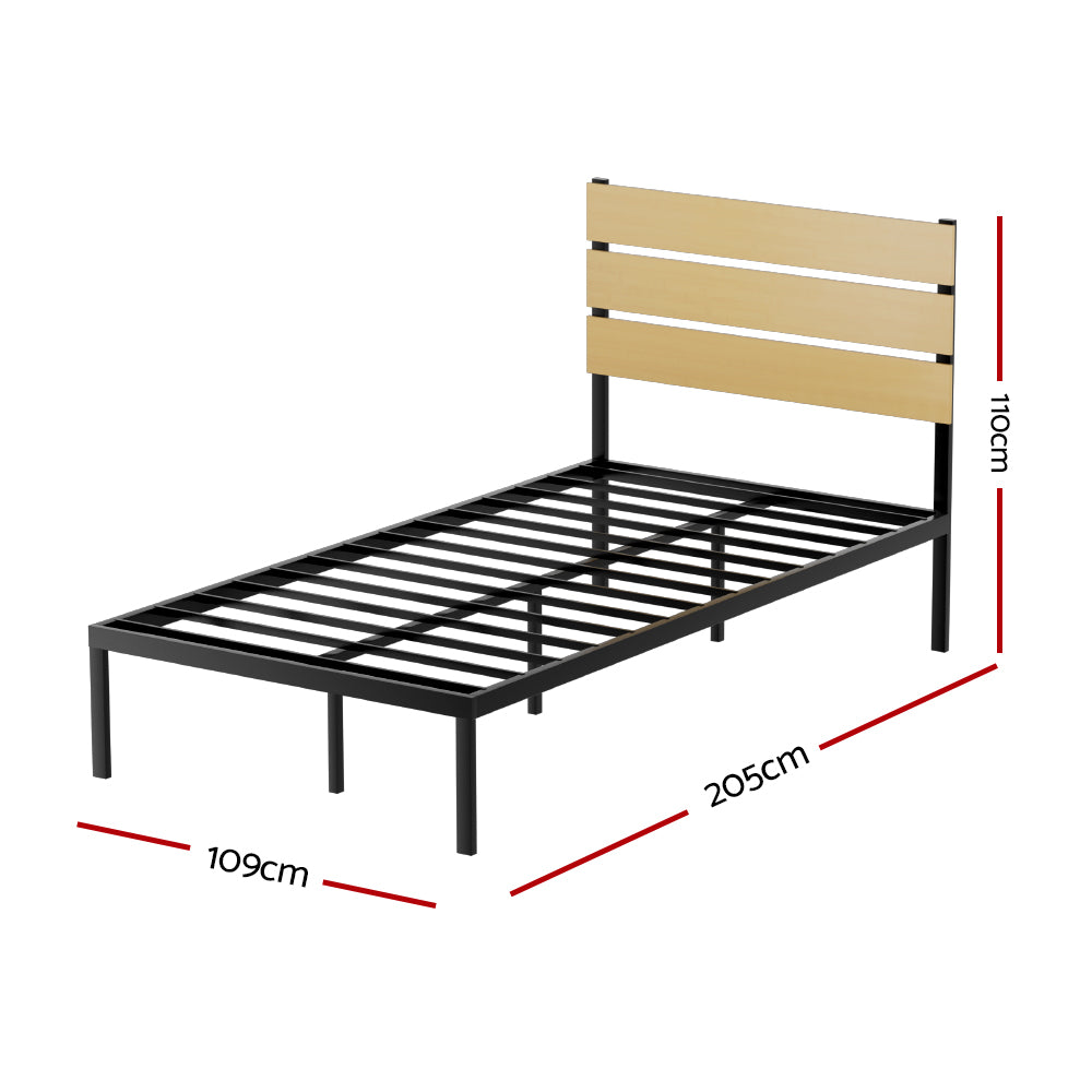 purchase Bed Frame Metal Bed Base King Single Size