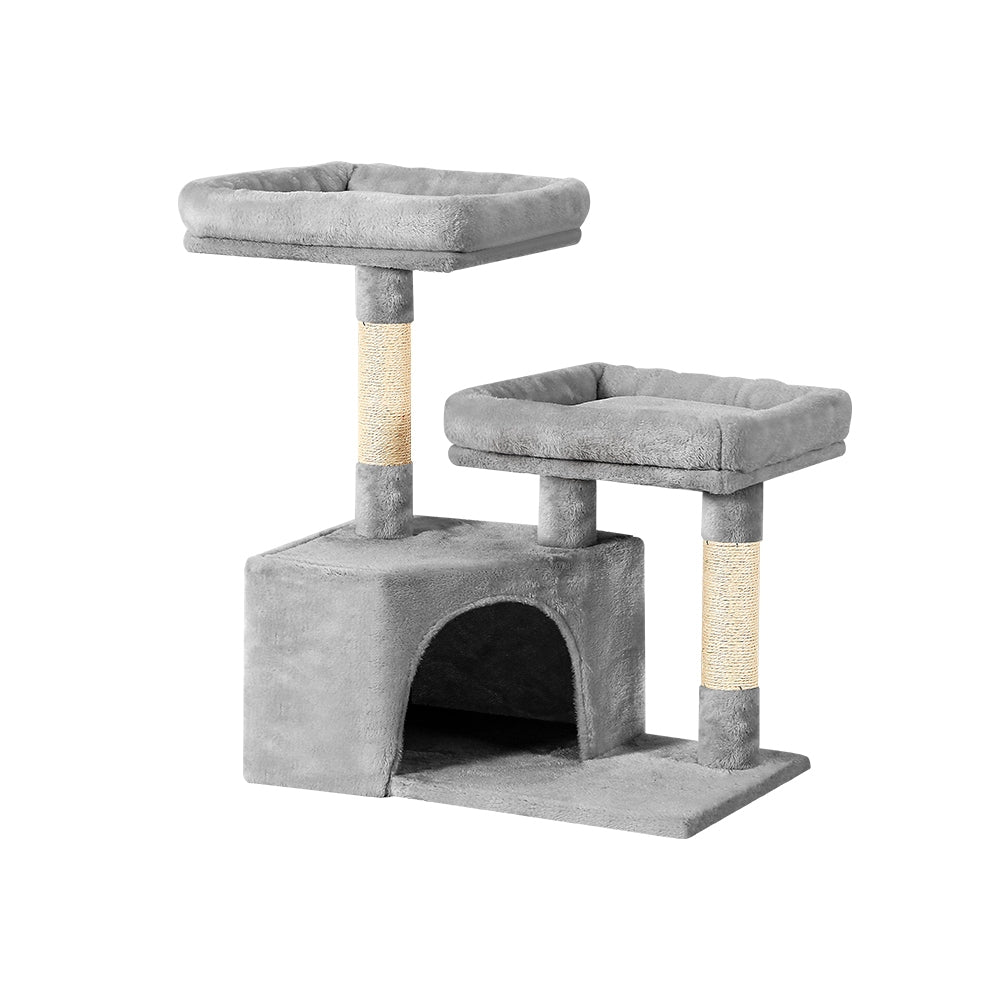 Cat Tree Tower Scratching Post Scratcher Wood Condo House Bed Trees 69cm