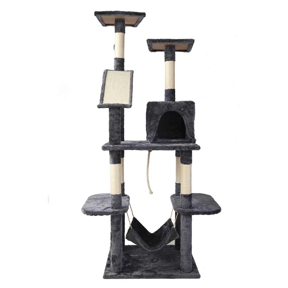 Cat Tree 171cm Trees Scratching Post Scratcher Tower Condo House Furniture Wood