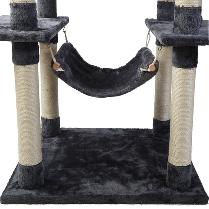 Cat Tree 184cm Trees Scratching Post Scratcher Tower Condo House Furniture Wood