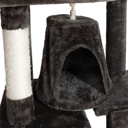 Cat Tree 193cm Trees Scratching Post Scratcher Tower Condo House Furniture Wood