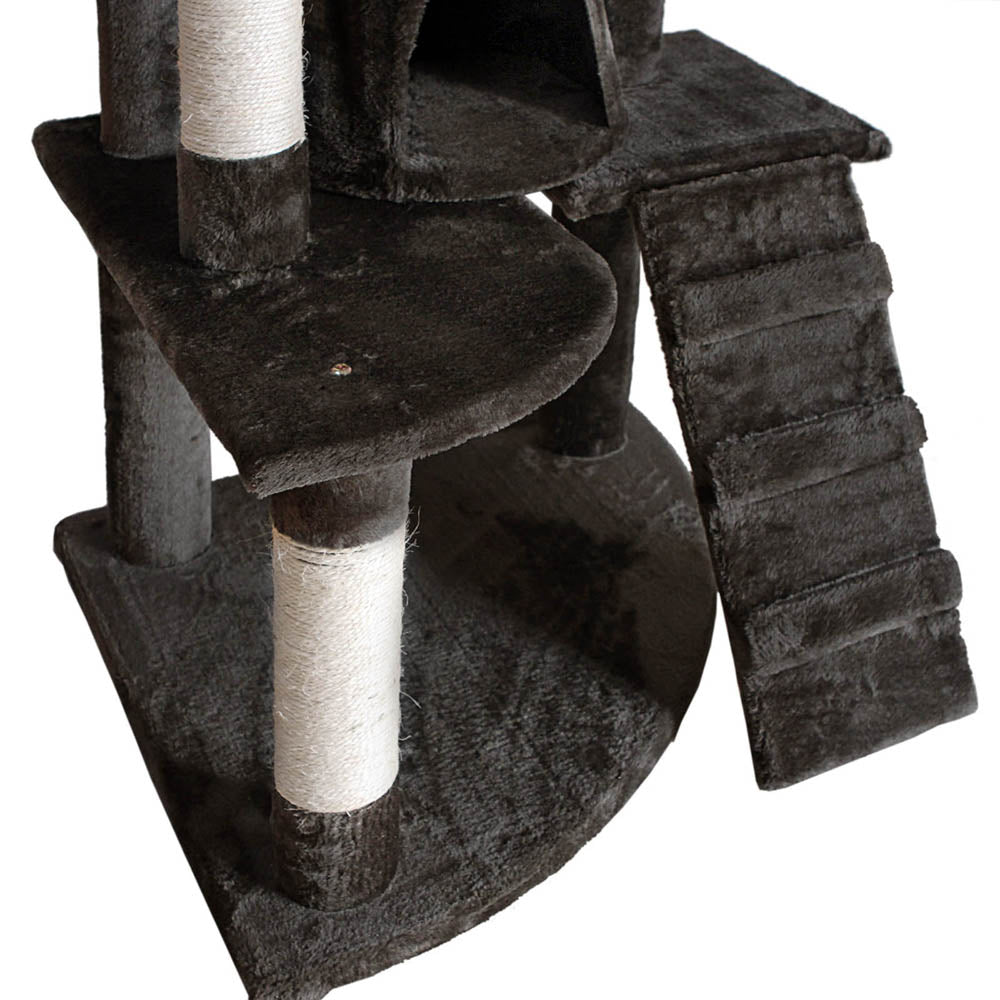 Cat Tree 193cm Trees Scratching Post Scratcher Tower Condo House Furniture Wood