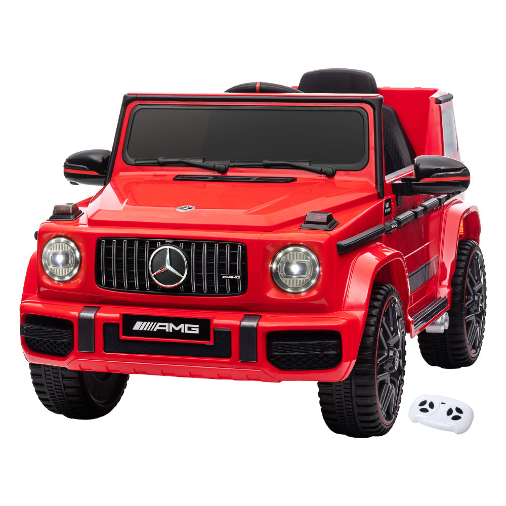 Kids Ride On Car Electric Mercedes-Benz Licensed Toys 12V Battery Red Cars AMG63