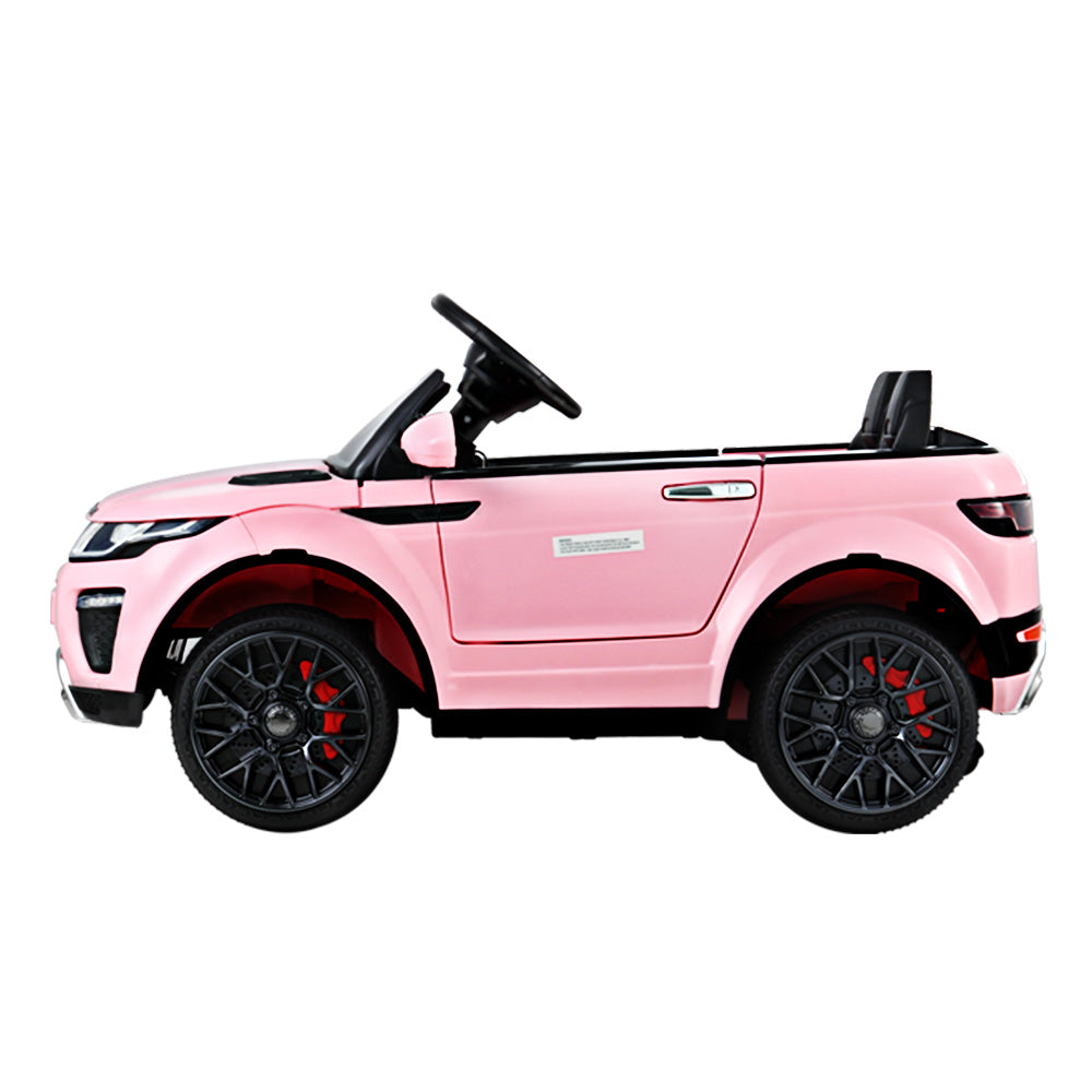 Rigo Kids Ride On Car Electric 12V Remote Toy Cars Battery SUV Toys Pink