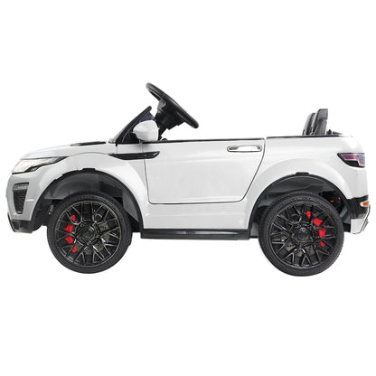 Rigo Ride On Car Toy Kids Electric Cars 12V Battery SUV White