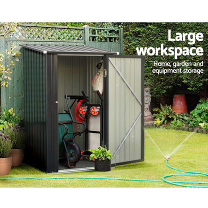 Giantz Garden Shed 0.99x1.04M Sheds Outdoor Tool Storage Workshop House Steel