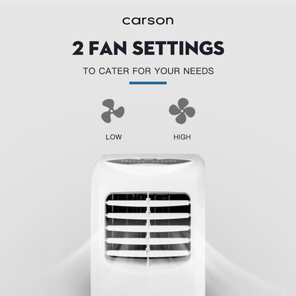 CARSON Portable Air Conditioner Mobile Fan Cooler Cooling Dehumidifier 9000BTU