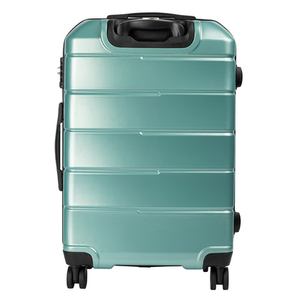 TravelElite 3PC Artemis Luggage Set Hard Shell  ABS+PC - Electric Teal