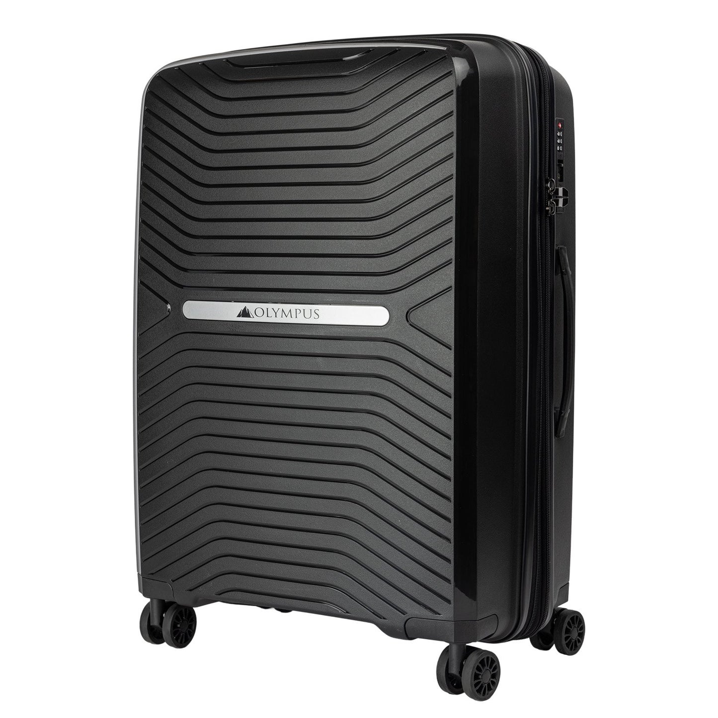 TravelElite Astra 20in Hard Shell Suitcase - Obsidian Black