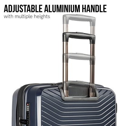 TravelElite Astra 20in Lightweight Hard Shell Suitcase - Aegean Blue