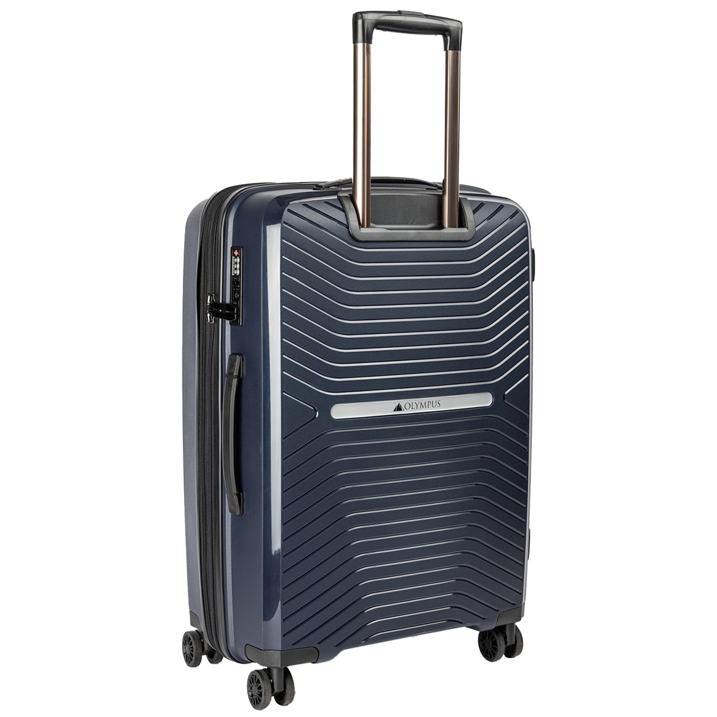 TravelElite 3PC Astra Luggage Set Hard Shell Suitcase - Aegean Blue